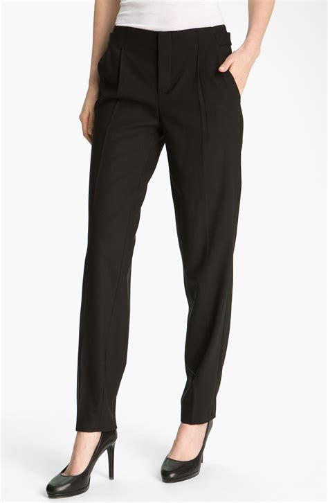 Stretch Wool Pants 